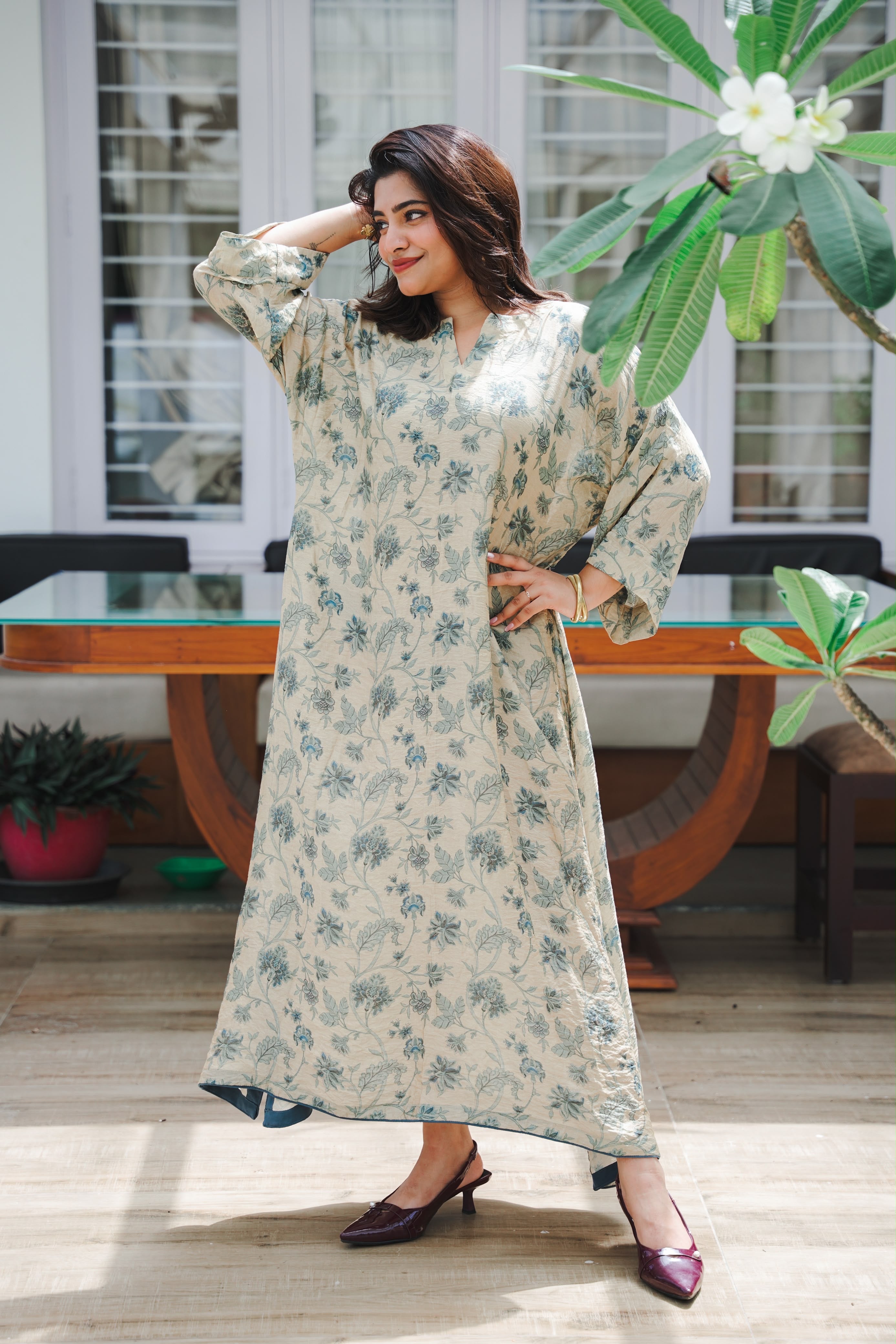 Floral kaftan