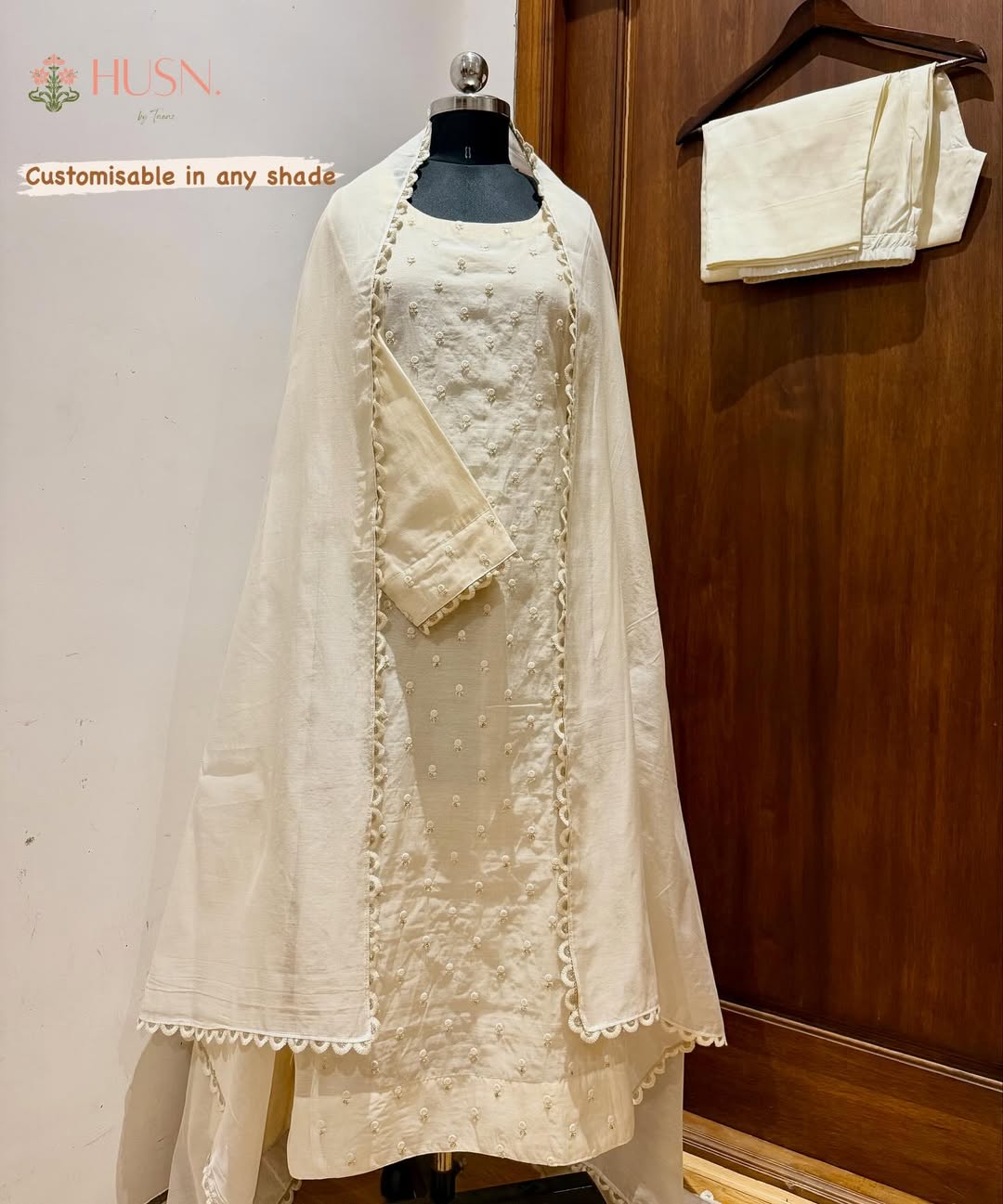 3 panel cut kurta which embroidery