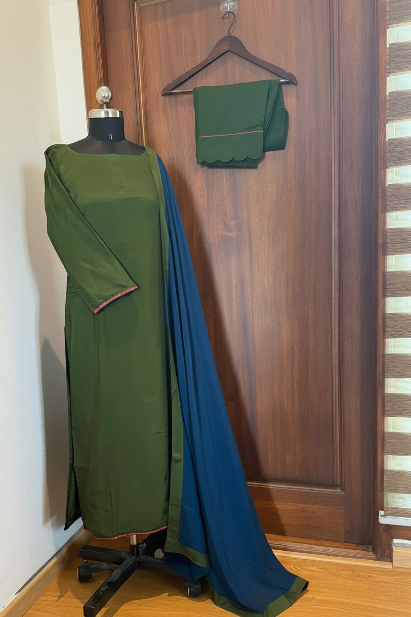 Rayon green blue set