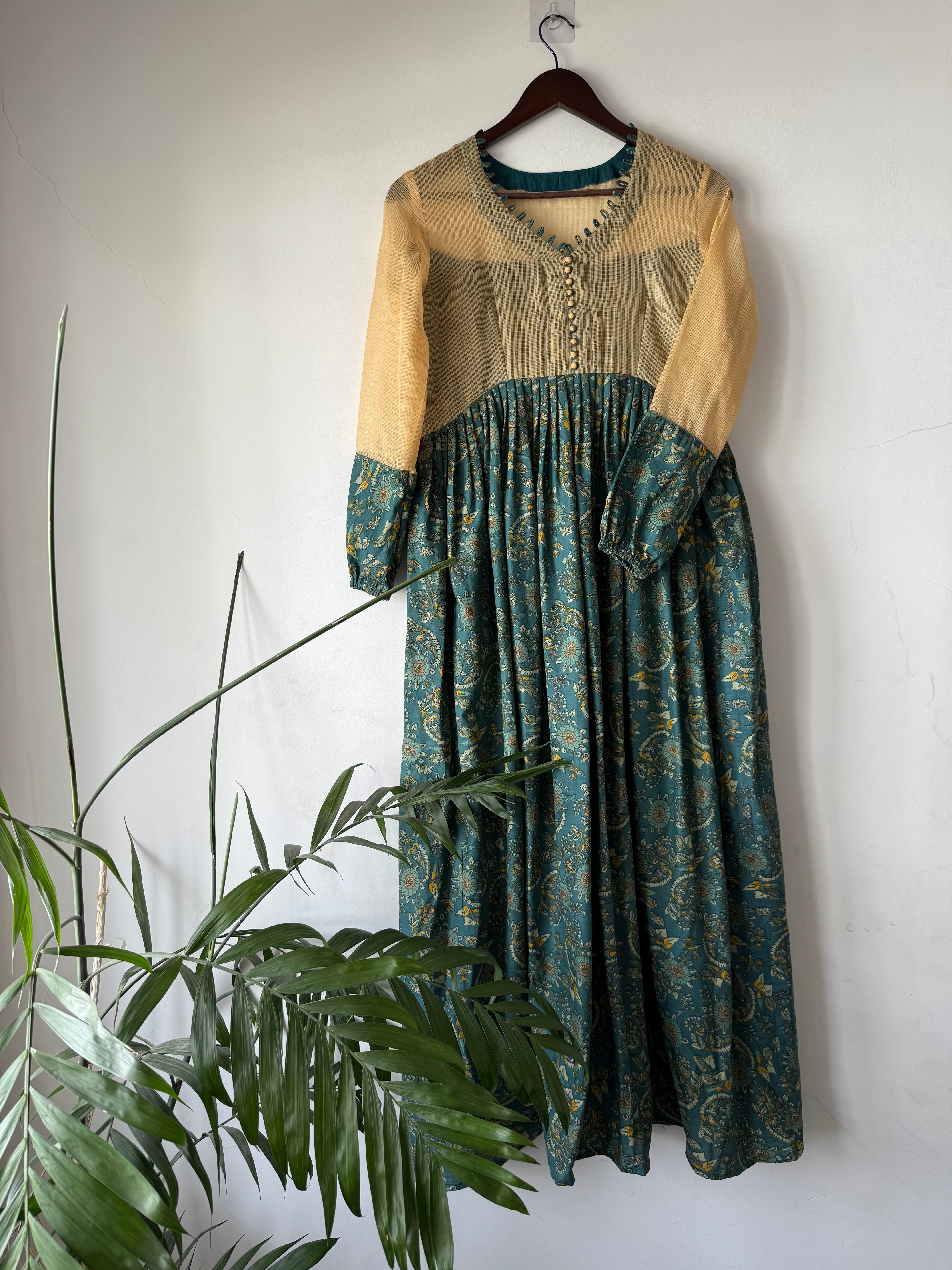Kota cotton floral gown