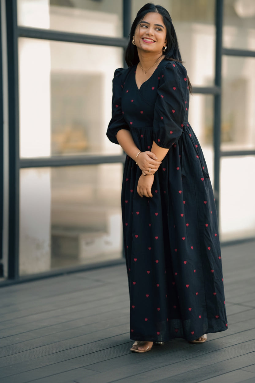 Cotton valentine gown