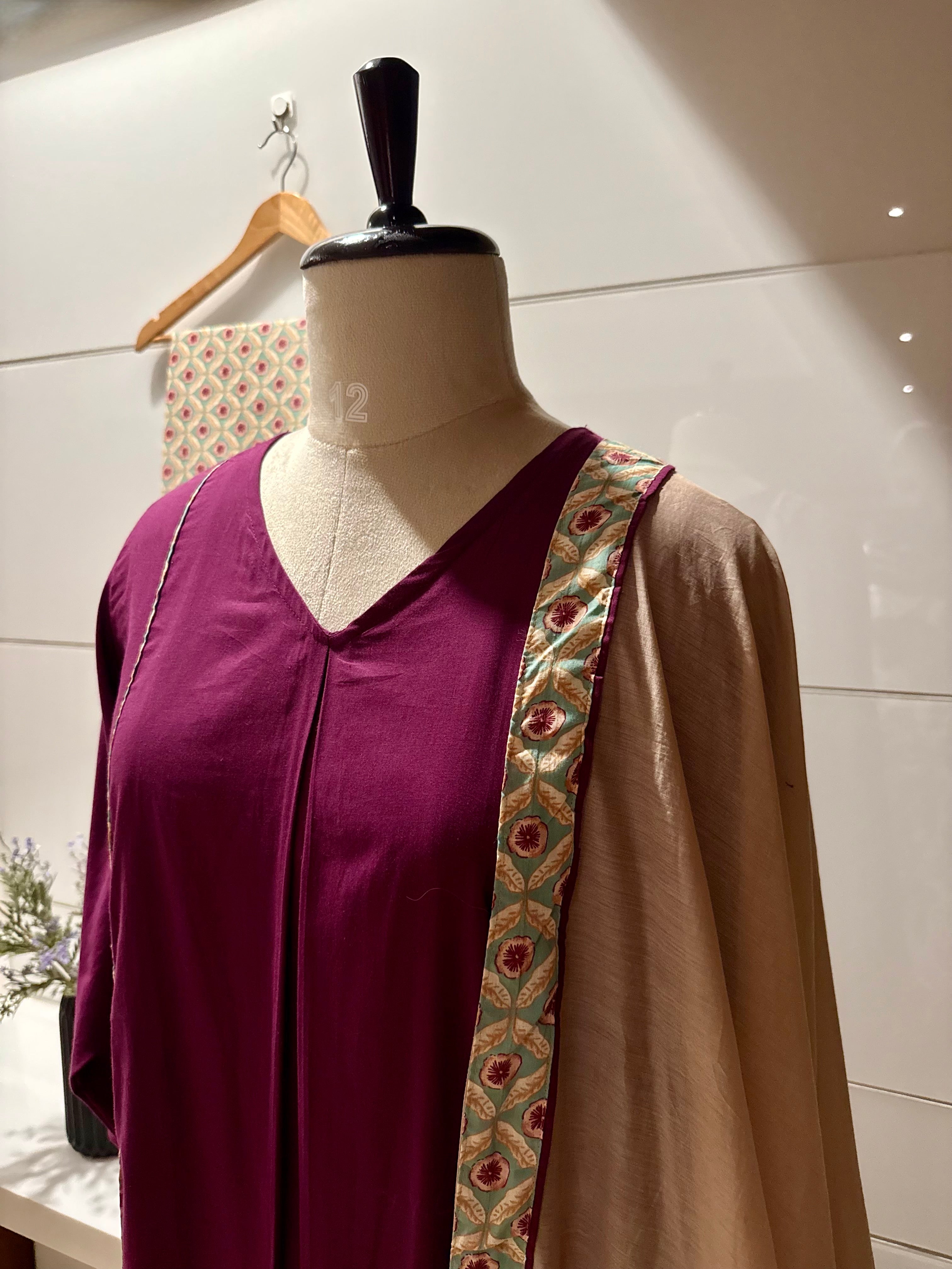 Jewel toned salwar set