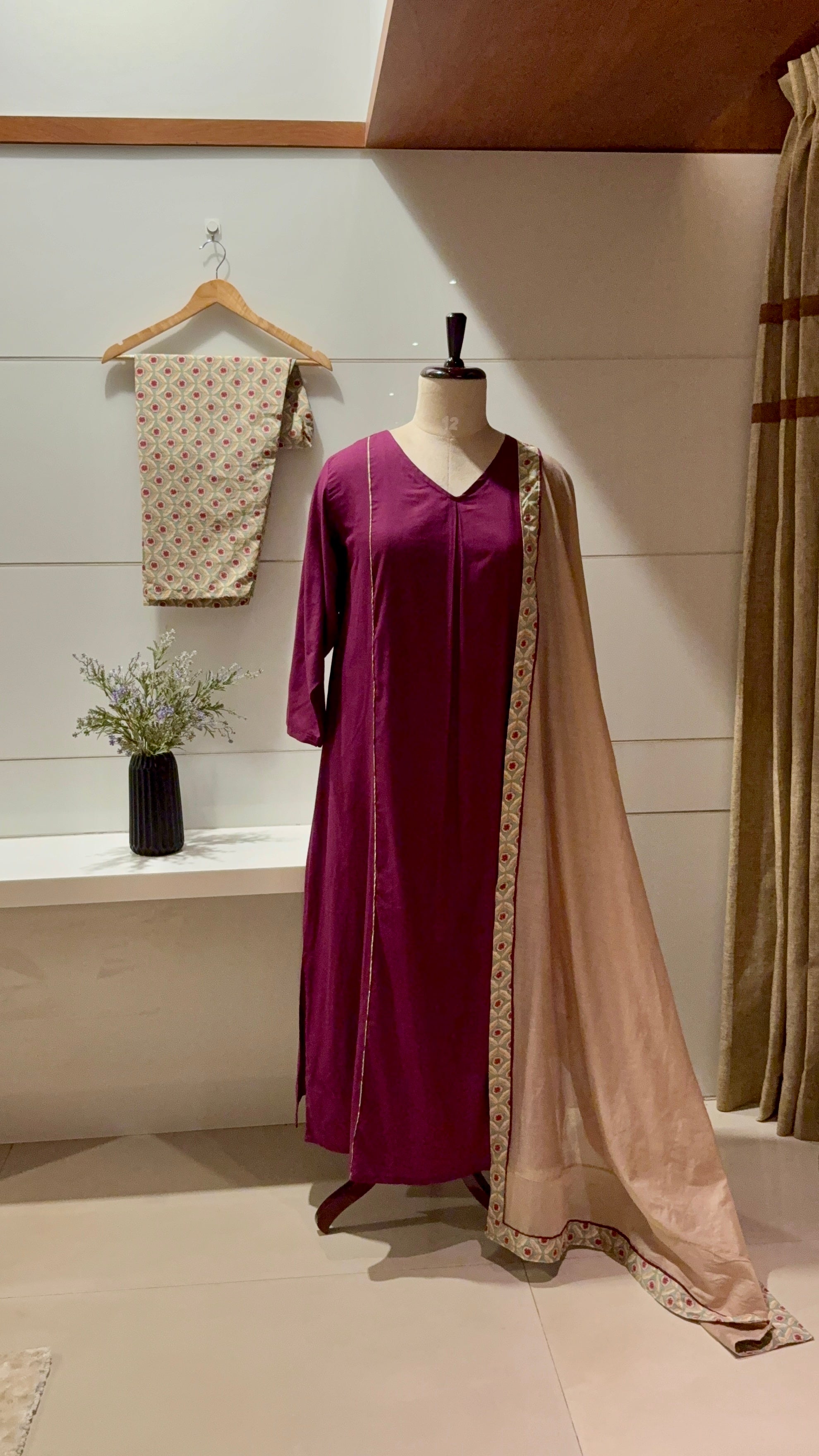 Jewel toned salwar set