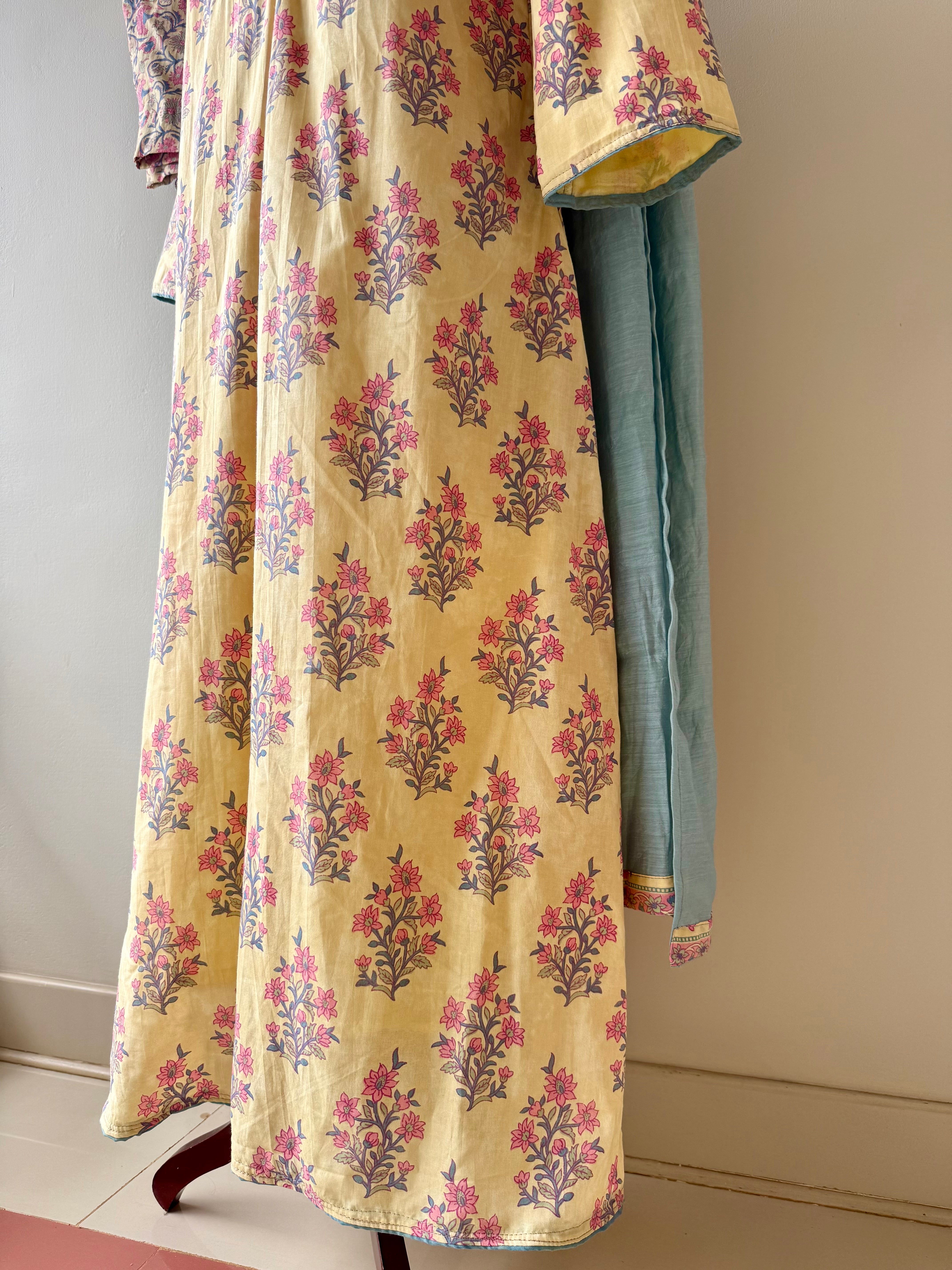 Cotton floral suit set