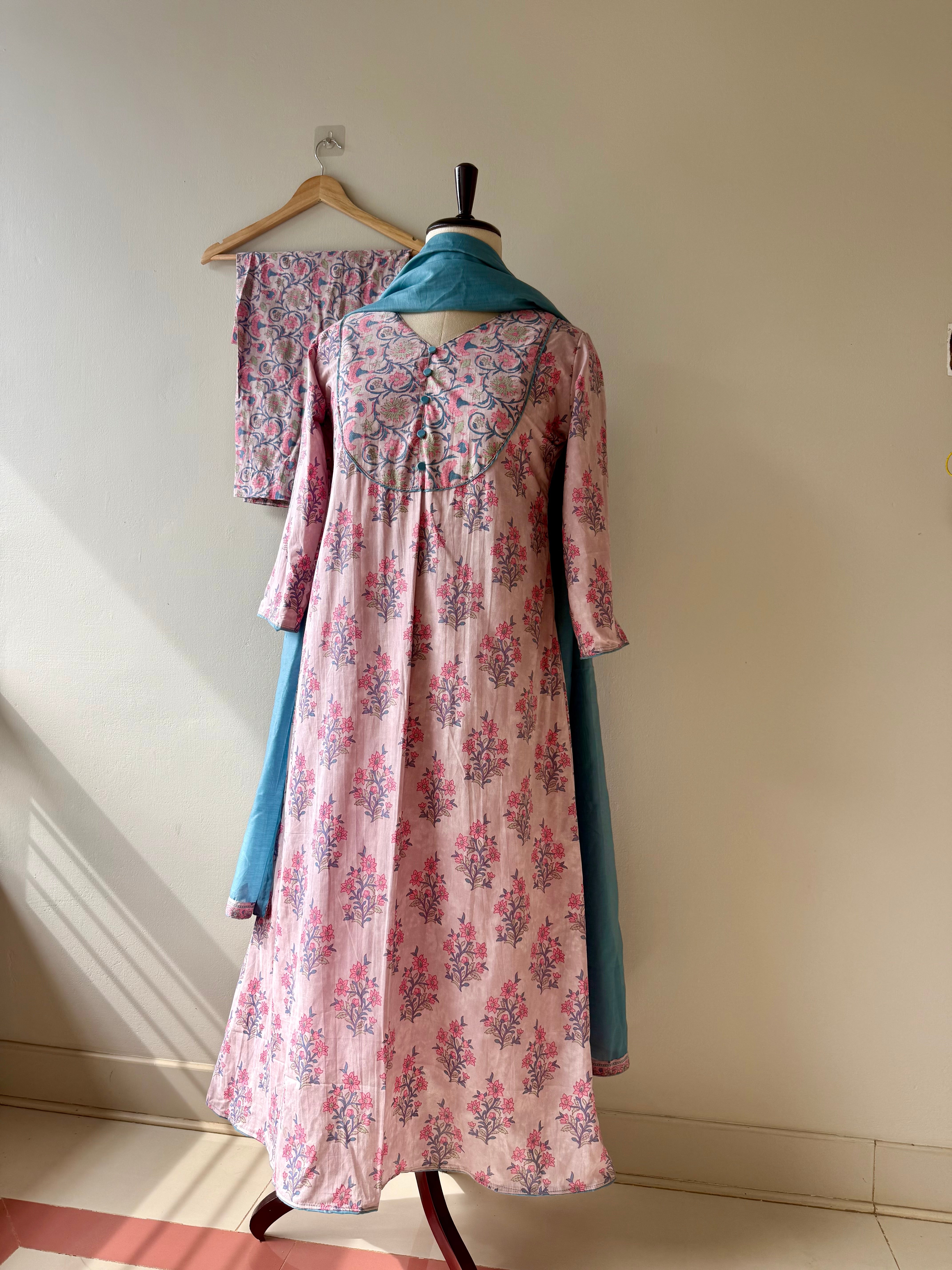 Cotton floral suit set