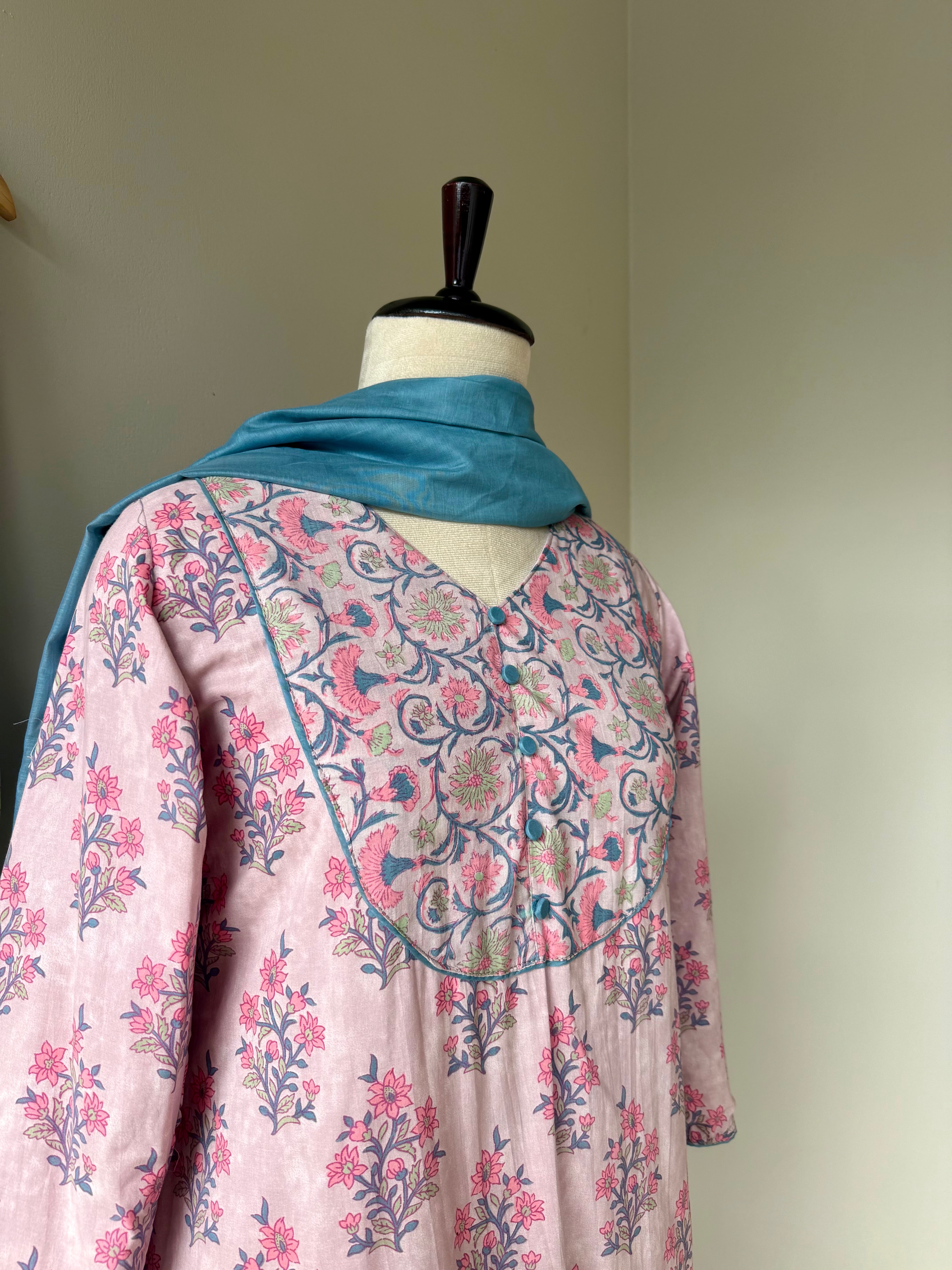Cotton floral suit set